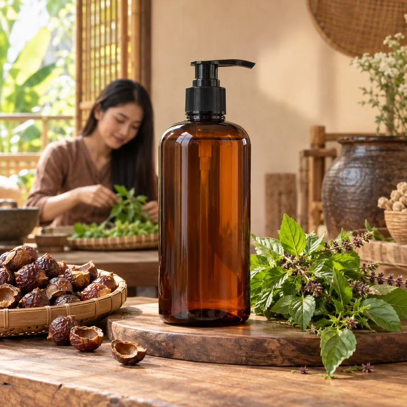 Dầu gội bồ kết hương nhu Tóc Mây 500 ml
