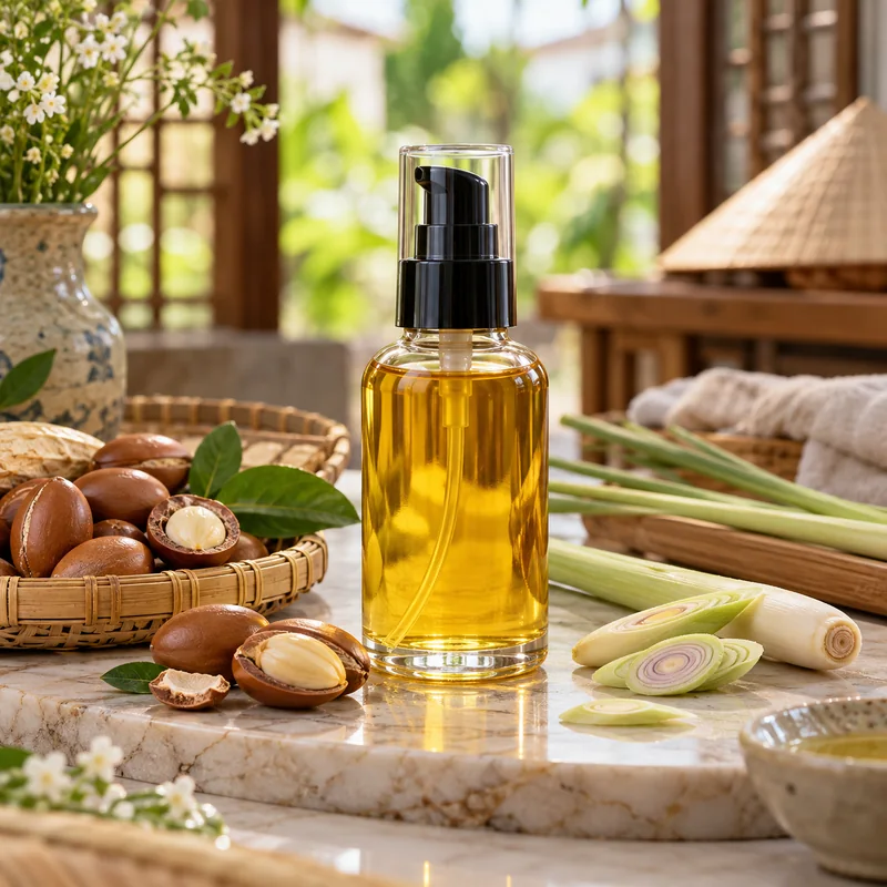 Tinh dầu dưỡng ngọn tóc argan và sả chanh Tóc Mây 30 ml